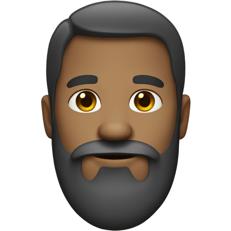 Bearded man emoji