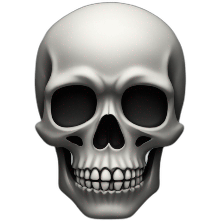 black skull emoji