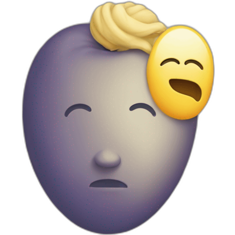 Cœur sur tête emoji