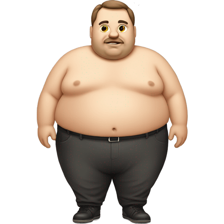 fat man emoji