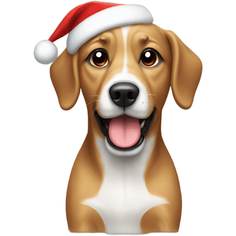 Chrisrmas dog emoji