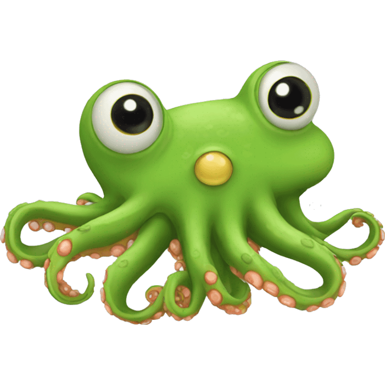 Frog octopus  emoji