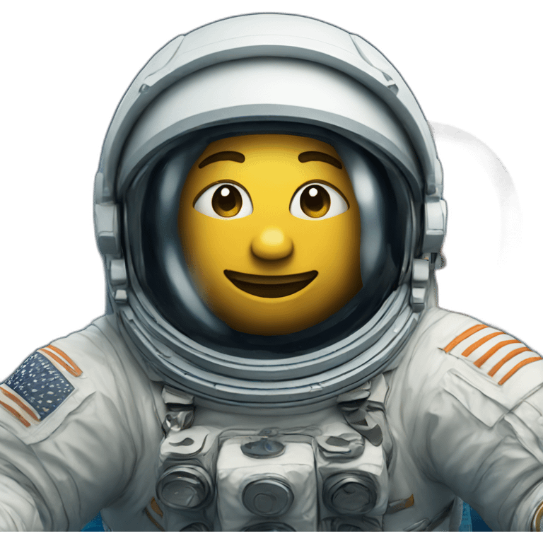 astronaut in the ocean emoji