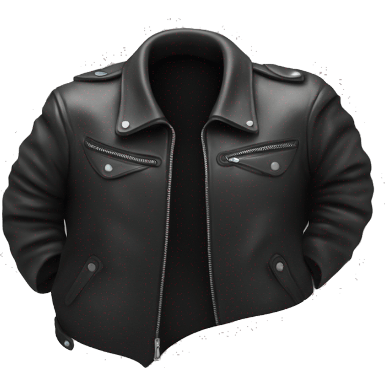 amorphous blob in a leather jacket emoji