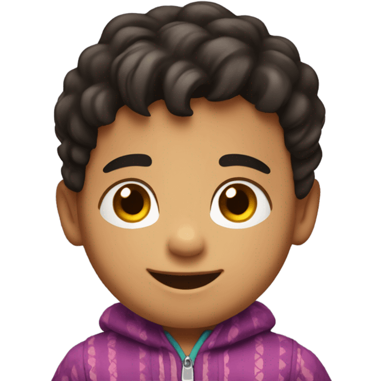 Hispanic toddler boy emoji