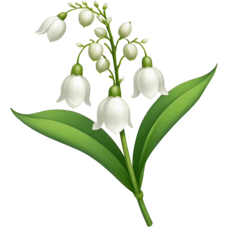 Lilly of the valley flower emoji