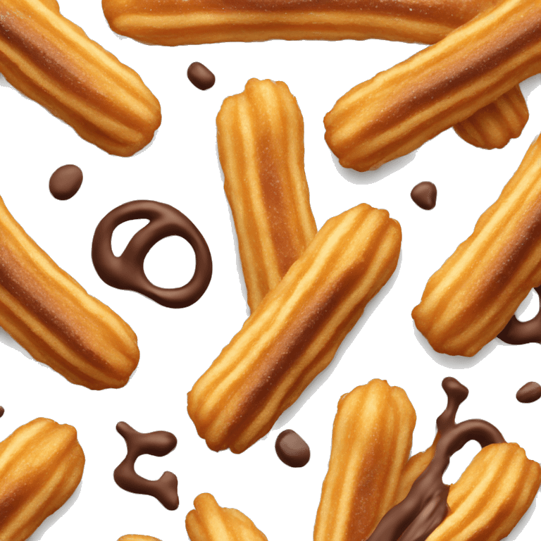 churros with chocolate emoji