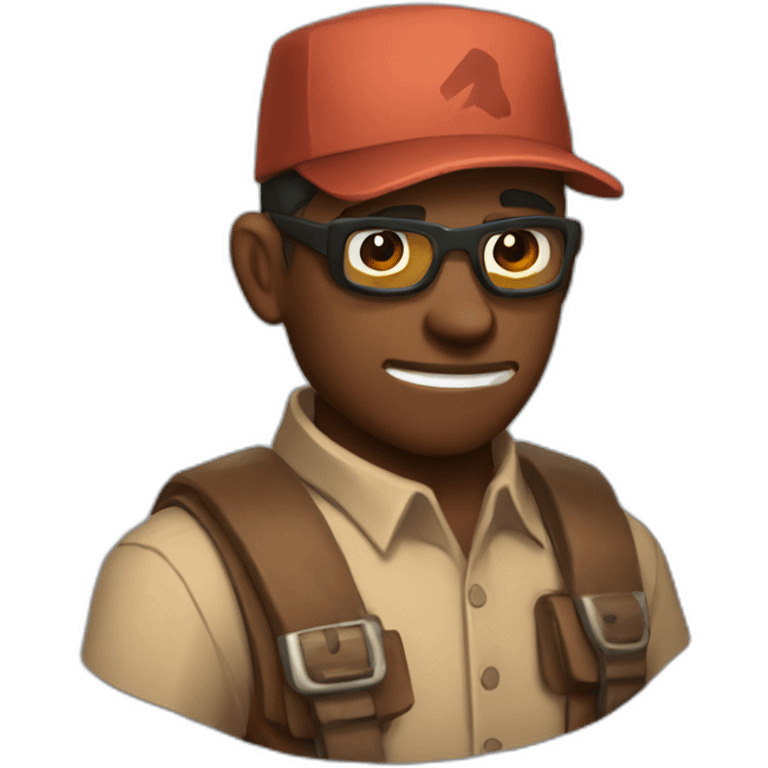 scout from the game team fortress 2 emoji