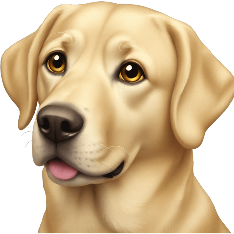 Golden lab emoji