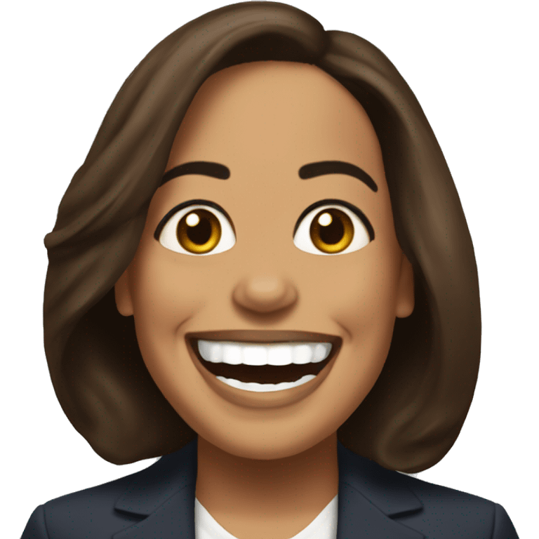 kamala harris happy emoji