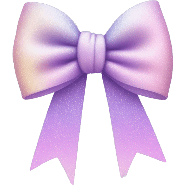 Bow sparkle Pastel lilac-gradient emoji