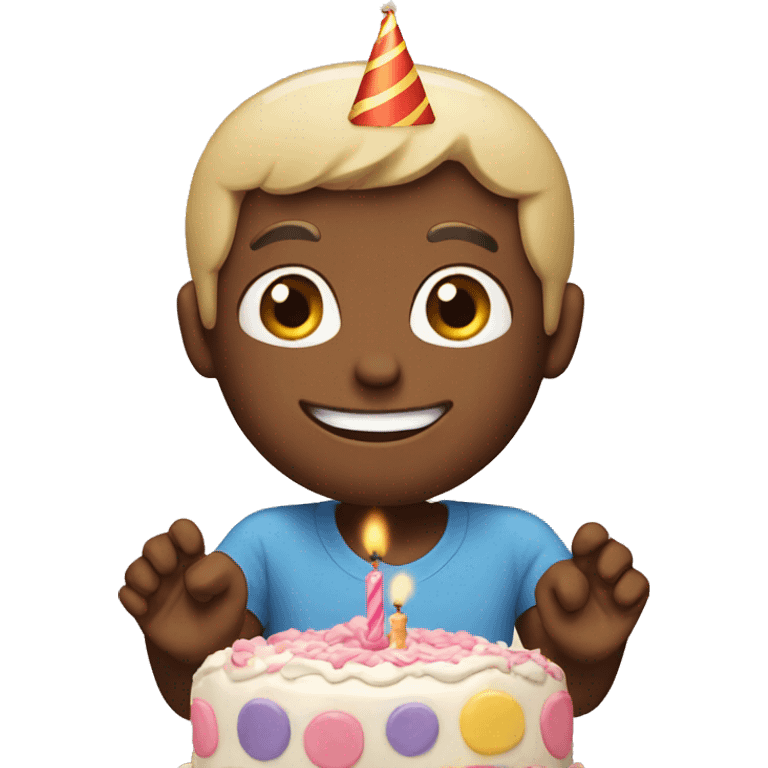 Birthday Cake Boys emoji