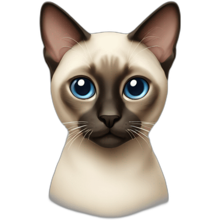 Siamese cat emoji