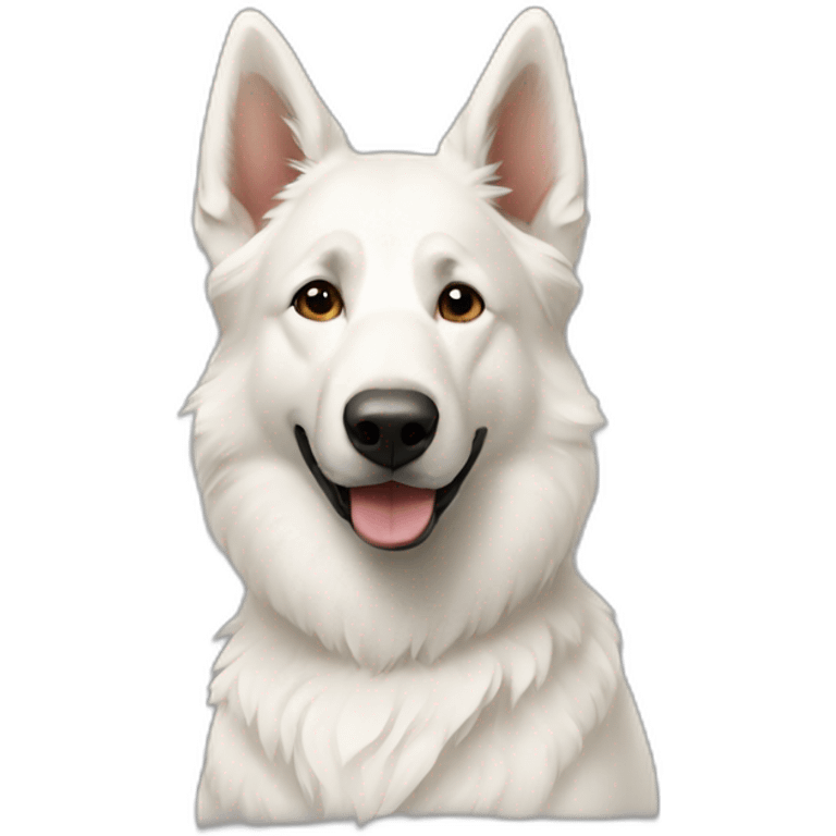 White shepherd emoji