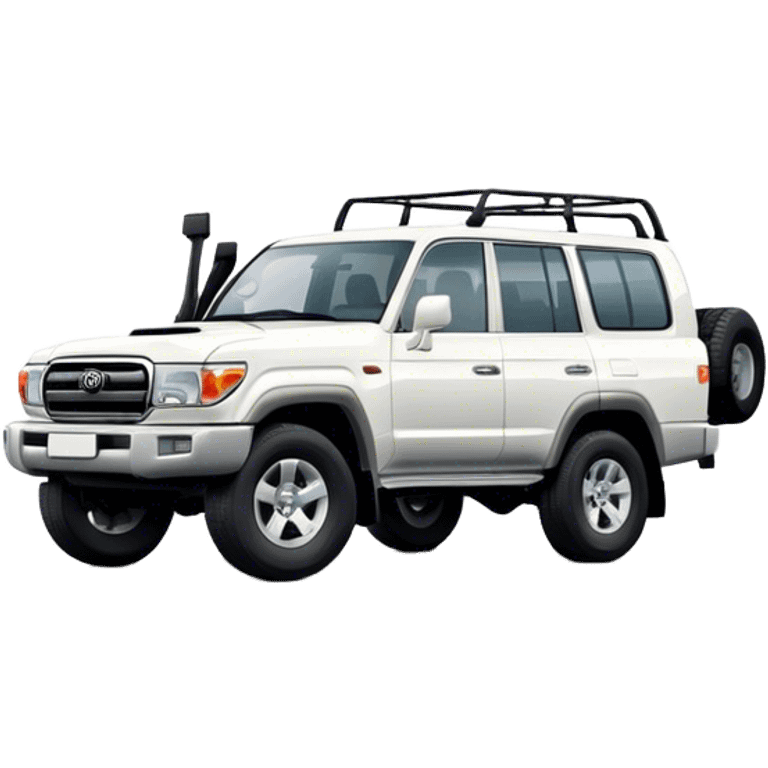 Toyota Land Cruiser - Toyota (Model Year: 2021) (Iconic colour: White) emoji