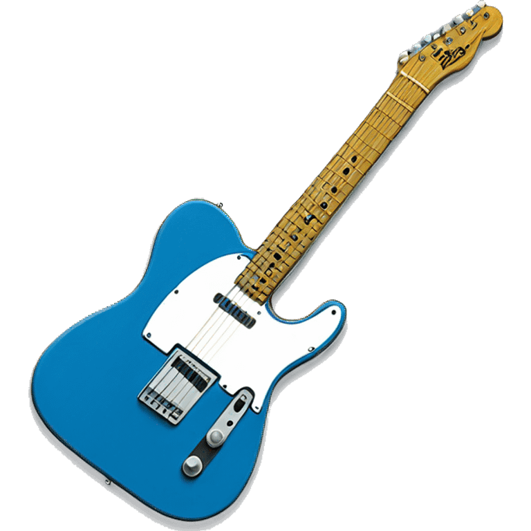 Blue-telecaster emoji