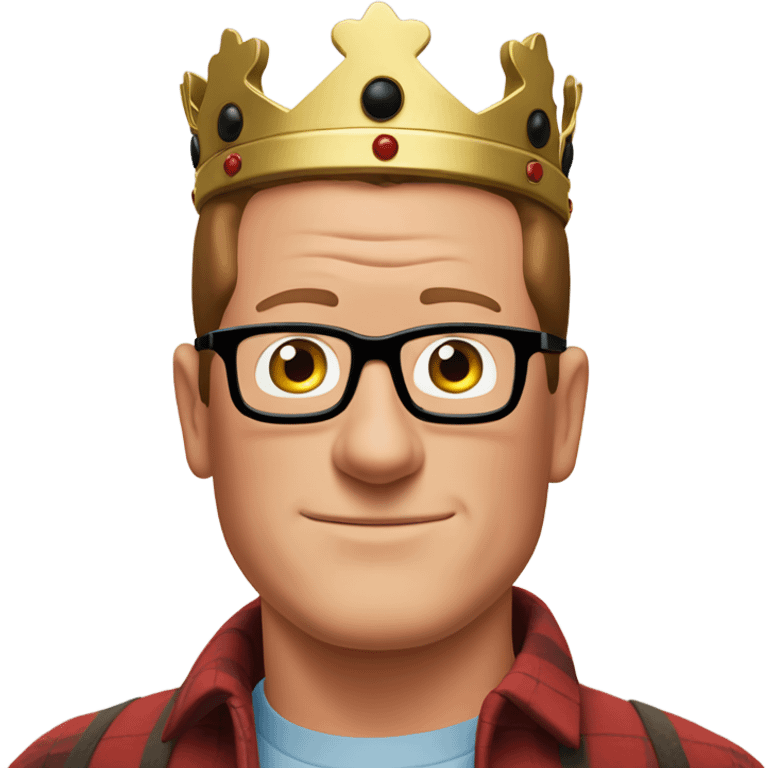 king of the hill hank hill and ladybird his dog emoji