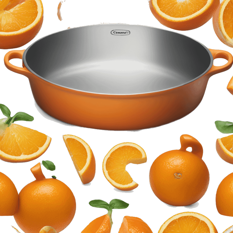 Orange le creuset emoji