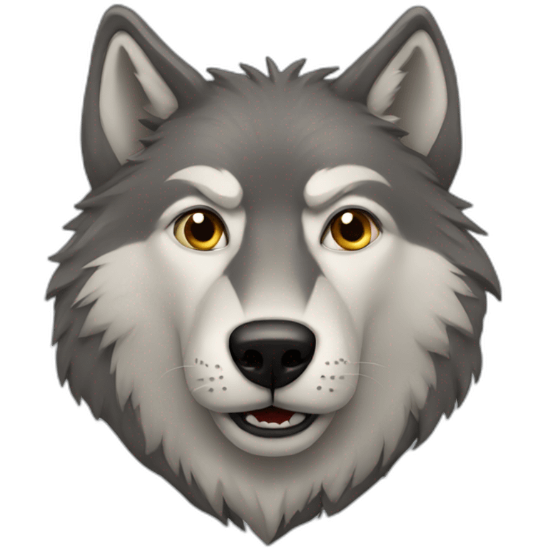 man wolf emoji