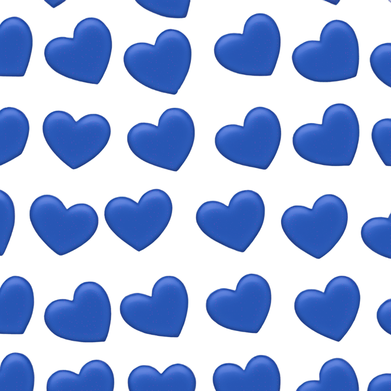 royal blue heart emoji