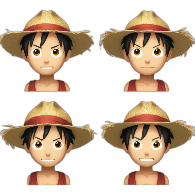 Luffy en legende emoji