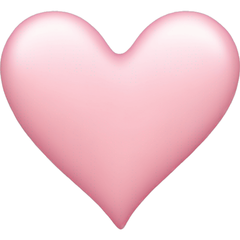 light pink heart emoji