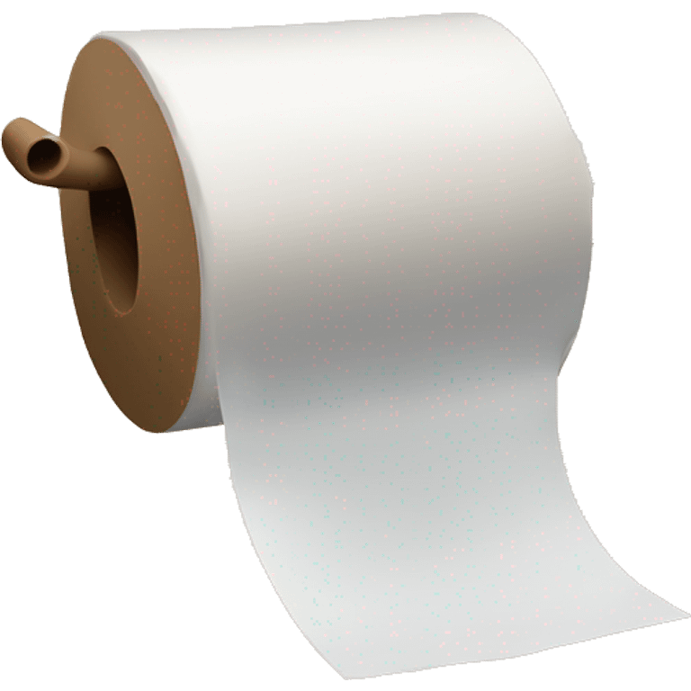  toilet roll with dirt emoji