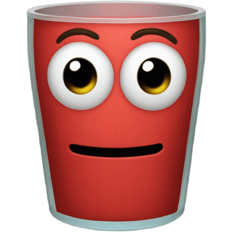 Vaso rojo emoji