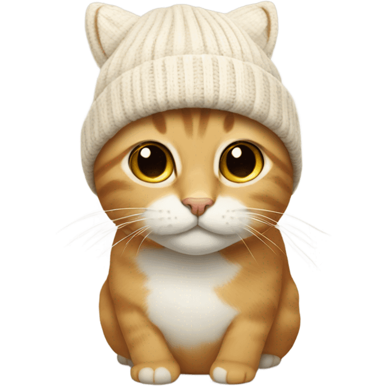 Cat wearing a beanie  emoji