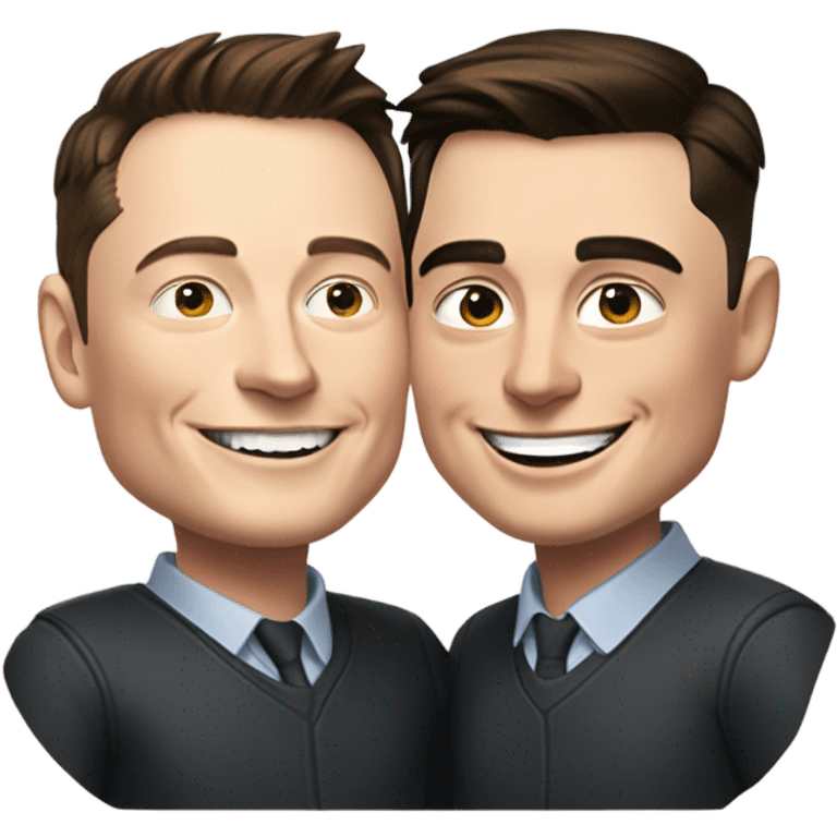 elon musk love with ben shapiro emoji