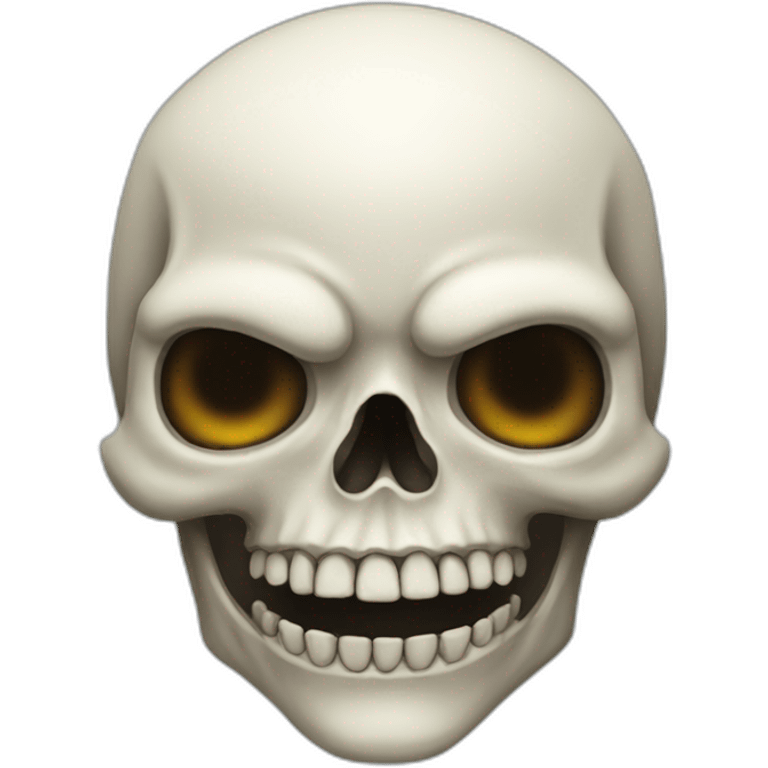 SkullAngel happy emoji