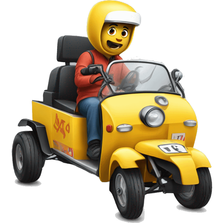 Extreme racing Tuk tuk crosskart  emoji