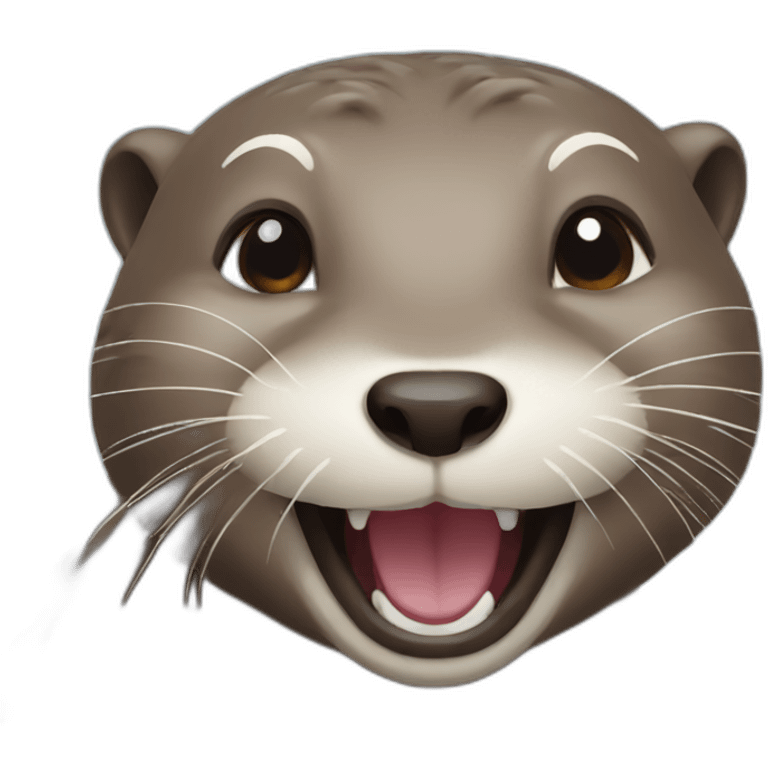 otter joyful emoji