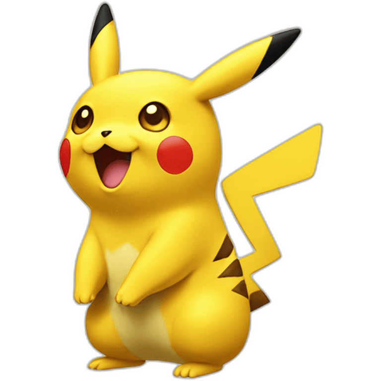 Pikachu qui rigole emoji