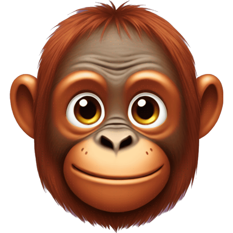 cute orangutan emoji