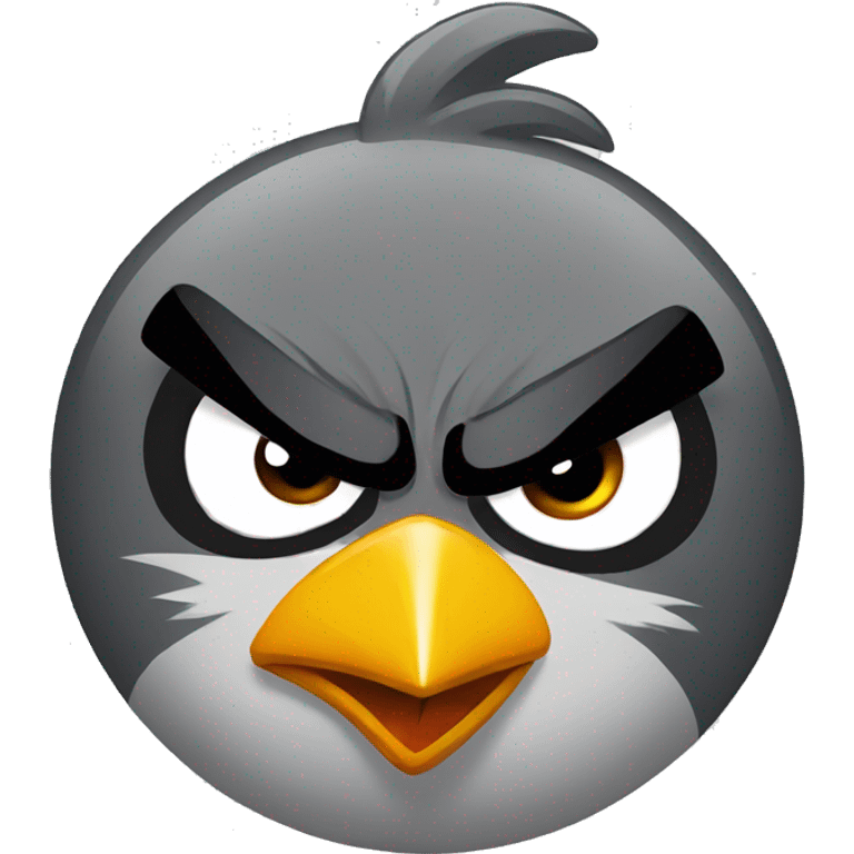 angry bird emoji