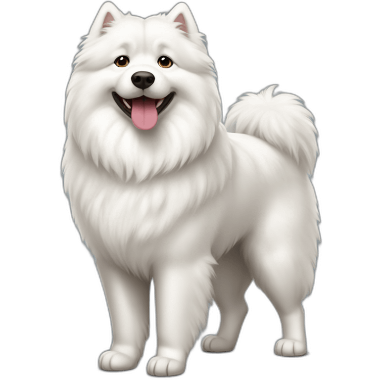 samoyed standing emoji