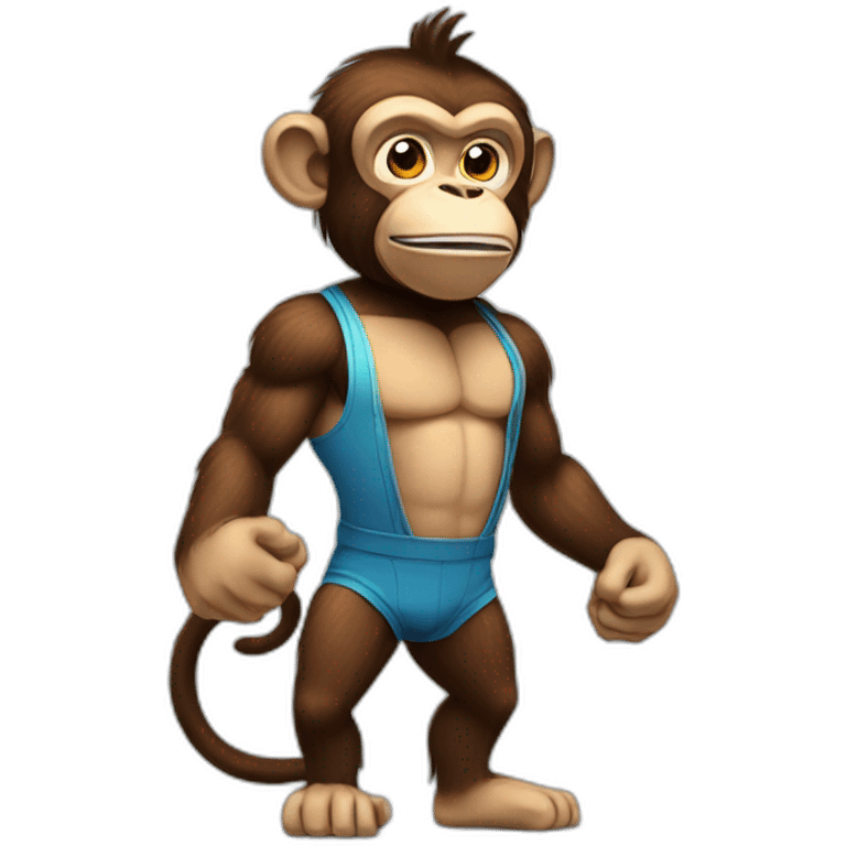 Musculation monkey emoji