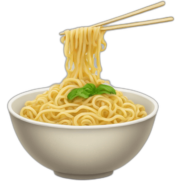 Chinese noodles emoji