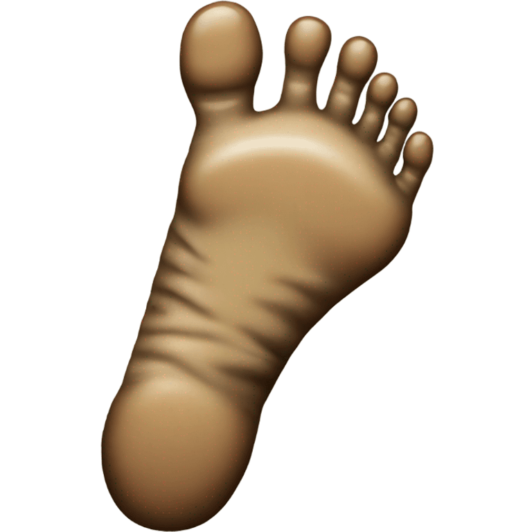 Dirty foot emoji emoji