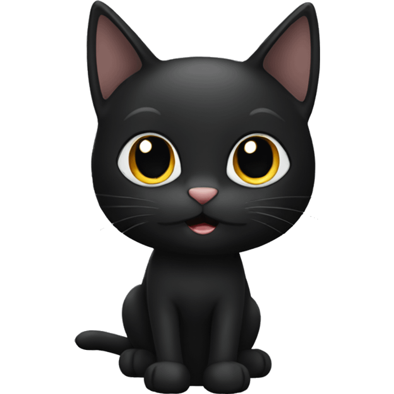 Black cat ešte emoji