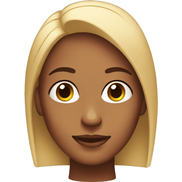 a woman's face without eyebrows emoji