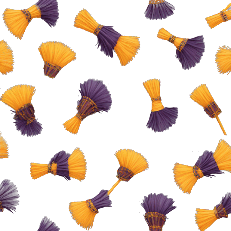 Fancy feather duster emoji