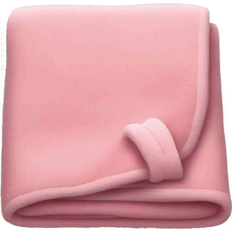 Cozy Pink Blanket folded emoji