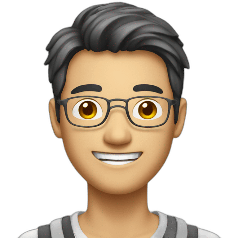 happy Hong Kong guy emoji