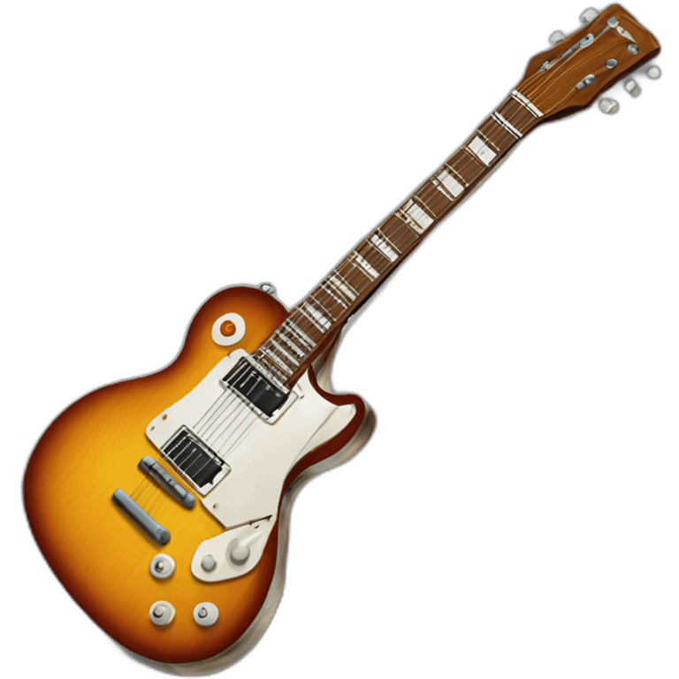 Guitare lespaul emoji