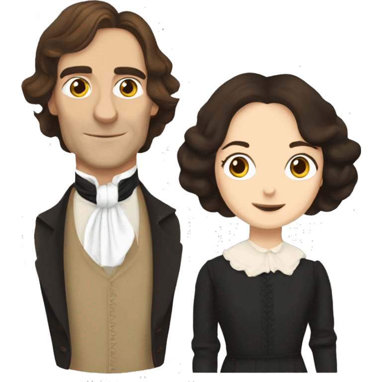 Jane Eyre and mr Rochester emoji