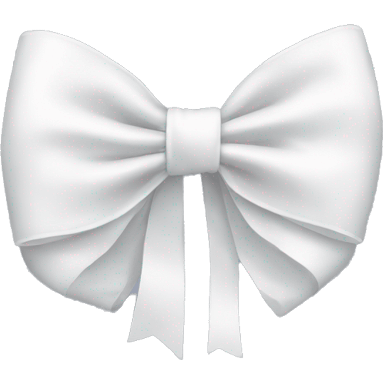 White bow emoji