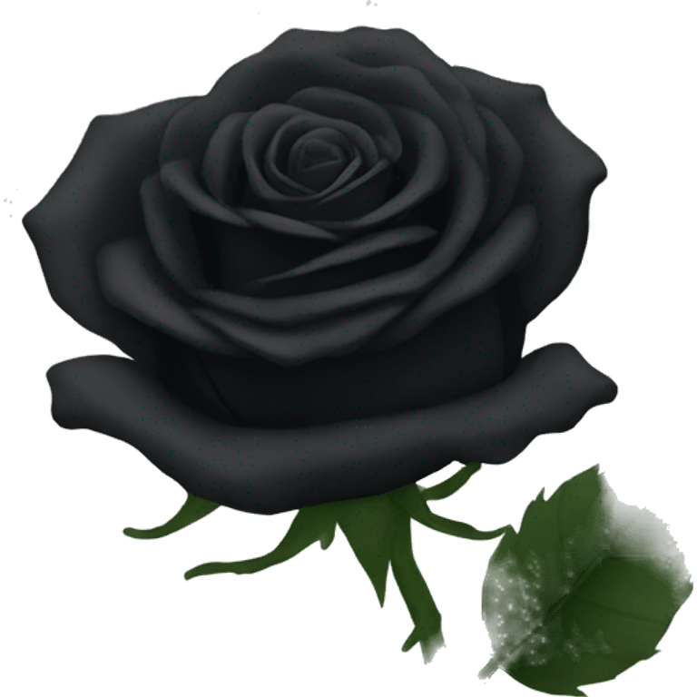 Black roses emoji