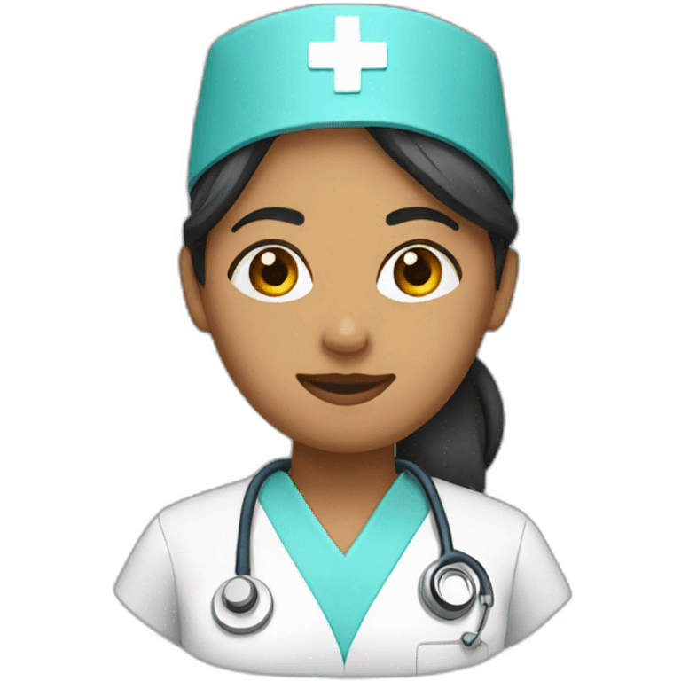 nurse head emoji